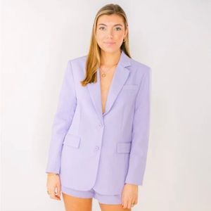 Lilac Blazer - Oversized fit
